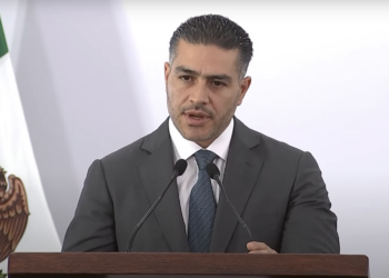 Traslado de capos a EE.UU. es un acto de justicia que beneficia a México: García Harfuch. Foto tomada de video