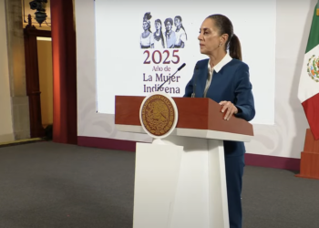 Sheinbaum confía en llegar a acuerdo para evitar entrada en vigor de aranceles. Foto tomada de video