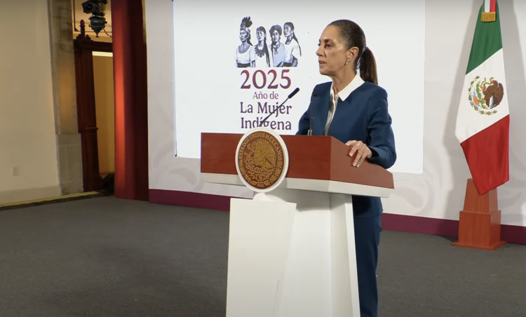 Sheinbaum confía en llegar a acuerdo para evitar entrada en vigor de aranceles. Foto tomada de video