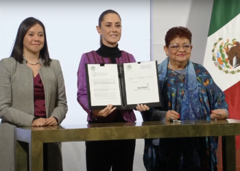 Sheinbaum enviará reformas constitucionales contra injerencismo. Foto tomada de video