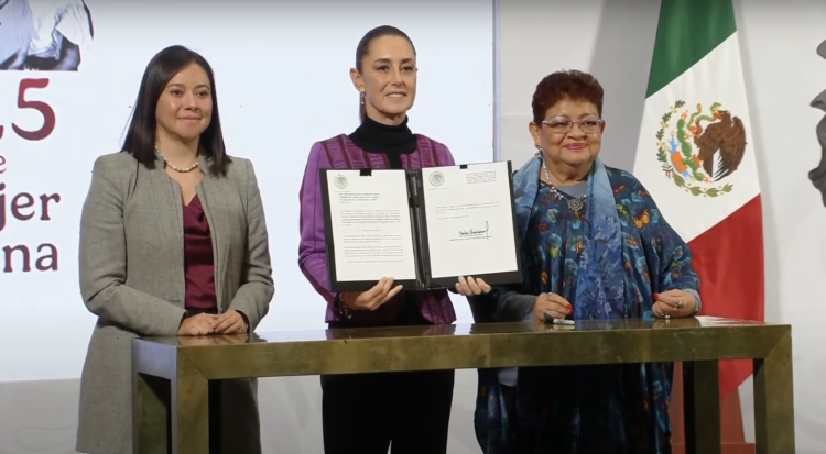 Sheinbaum enviará reformas constitucionales contra injerencismo. Foto tomada de video