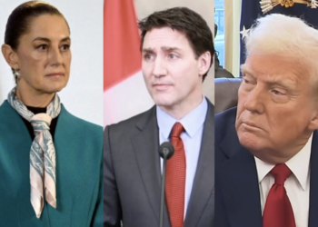 Trump ataca a México y Canadá; Sheinbaum: "las alianzas con criminales están en los EE.UU.". Foto de Web