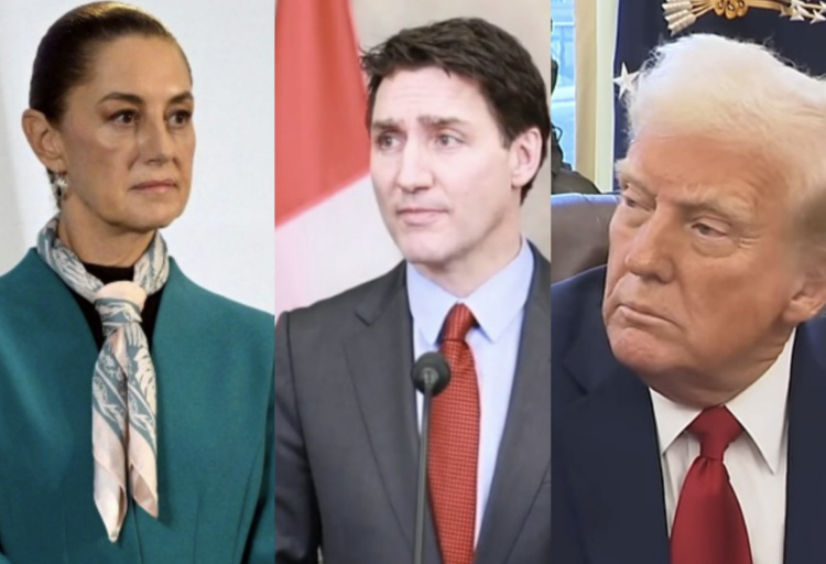 Trump ataca a México y Canadá; Sheinbaum: "las alianzas con criminales están en los EE.UU.". Foto de Web