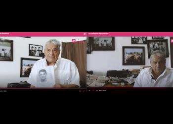 Imágenes retomadas de la entrevista realizada por Martha Olivia López. Foto captura de pantalla