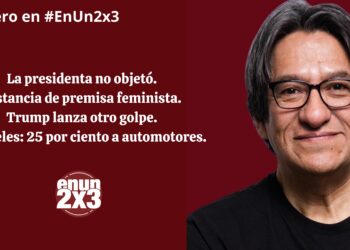 La presidenta no objetó. Distancia de premisa feminista. Trump lanza otro golpe. Aranceles: 25% a automotores.