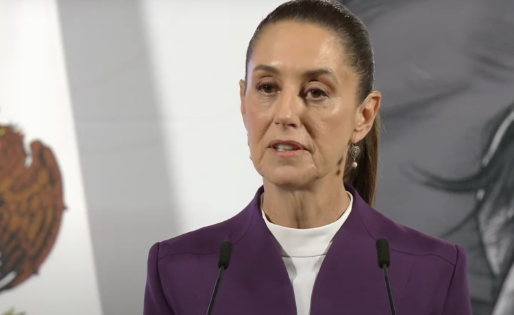 Sheinbaum anunciará medidas arancelarias y no arancelarias en el Zócalo el 9 de marzo. Foto tomada de video