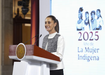 "Eso no está sobre la mesa", Sheinbaum rechaza posible intervención militar de EE.UU. en México. Foto de Presidencia