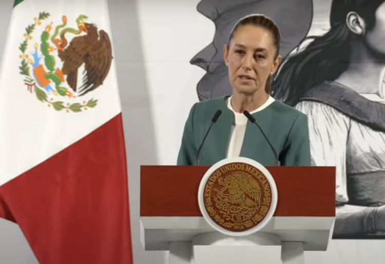 "Nunca ocultaremos nada, no habrá construcción oscura de verdades históricas": Sheinbaum sobre Teuchitlán. Foto tomada de video