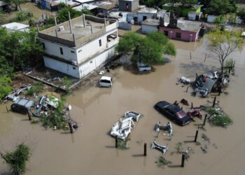 Confirma AVA muerte de dos personas en Tamaulipas por lluvias atípicas. Foto de Protección Civil Tamaulipas
