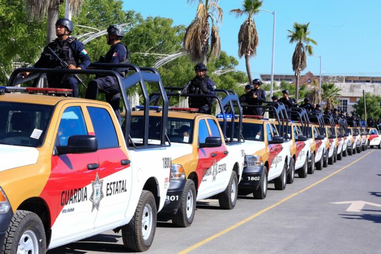 Elementos de la Guardia Estatal. Foto de Guardia Estatal