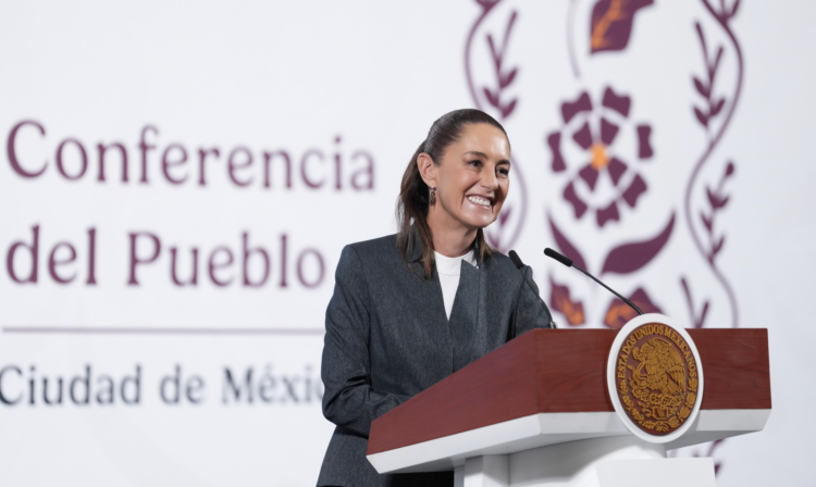 La presidenta de México, Claudia Sheinbaum. Foto de Presidencia de México