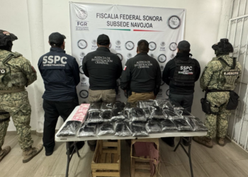 Más de mil detenidos y más de mil armas decomisadas por 'Operación Frontera Norte'. Foto de Secretaría de Seguridad de Sonora