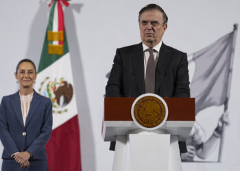 México actuará con "sangre fría" y "firmeza" ante aranceles: Ebrard. Foto de Presidencia de México