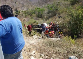 Al menos 18 muertos por accidente en Oaxaca. Foto de X