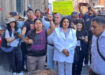 Sheinbaum retira iniciativa de reforma a la Ley del ISSSTE. Foto de CNTE Michoacán