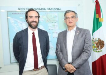 Afinan Américo Villarreal y Andrés Lajous rutas ferroviarias de Tamaulipas