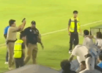 Liga de Expansión investiga trifulca en partido del Celaya contra Tampico-Madero. Foto tomada de video