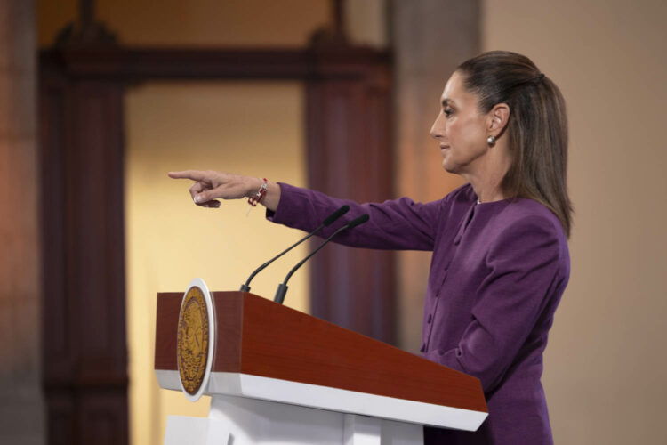 Sheinbaum rechaza presiones de EE.UU. en tema de gusano barrenador. Foto de Presidencia de México