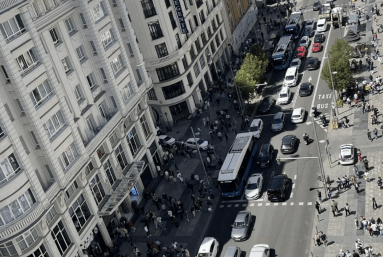 España y algunas zonas de Europa viven apagón masivo. Foto tomada de video