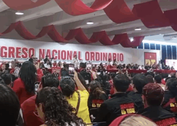 "No lo merezco": Noroña tras abucheos en Congreso Nacional del PT. Foto tomada de video