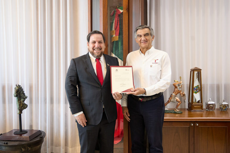 Miguel Ángel Valdez García como nuevo titular de la Secretaría de Educación de Tamaulipas. Foto de Gobierno de Tamaulipas