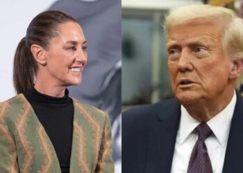 Claudia Sheinbaum y Donald Trump. Foto de web