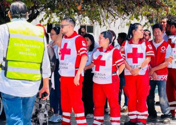Al menos 30 millones de mexicanos participaron en el Primer Simulacro Nacional 2025. Foto de Protección Civil Tamaulipas