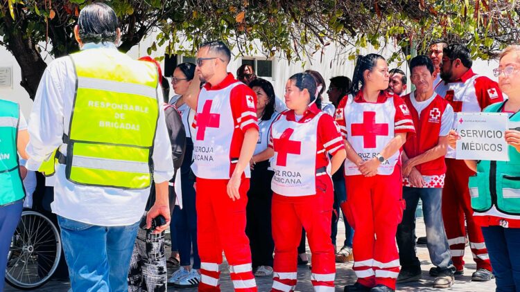 Al menos 30 millones de mexicanos participaron en el Primer Simulacro Nacional 2025. Foto de Protección Civil Tamaulipas
