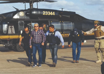 Detención del exgobernador de Tamaulipas, Tomás Yarrington en 2018. Foto de ICE/Archivo