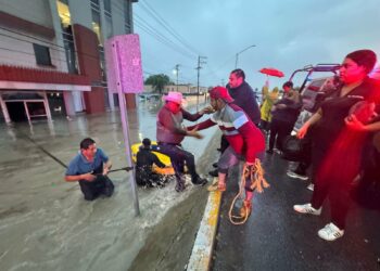 A partir de hoy se realizará la entrega de apoyos a familias afectadas por inundaciones en Reynosa. Foto de Seguridad Pública Tamaulipas