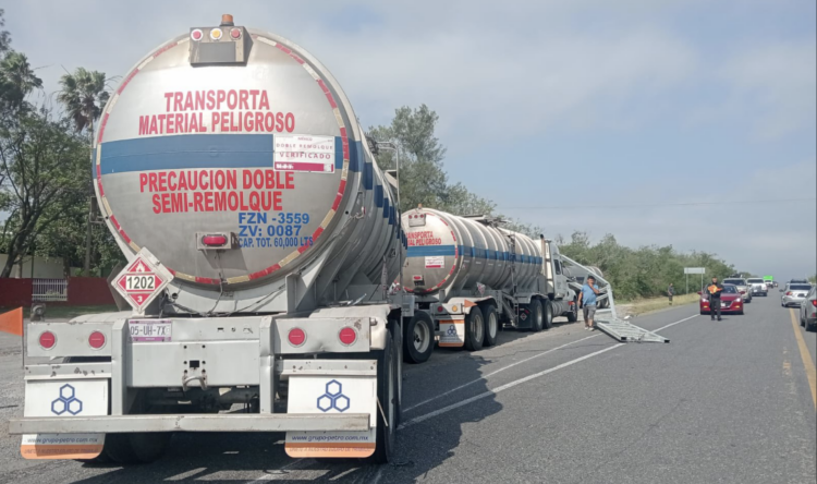 Imagen ilustrativa de una pipa. Foto de Seguridad Tamaulipas