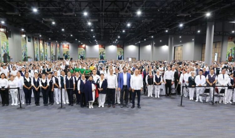 Celebra Américo Villarreal a cerca de 3 mil profesionales de la enfermería en Tamaulipas