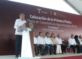 Tendrá Altamira nueva Planta Tratadora de Aguas Residuales; Américo pone primera piedra