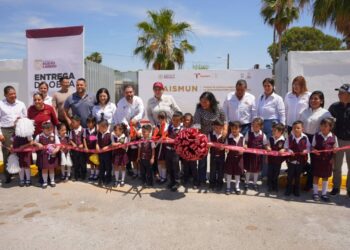 IMPULSAN INFRAESTRUCTURA Alcaldesa fortalece escuelas con obras clave