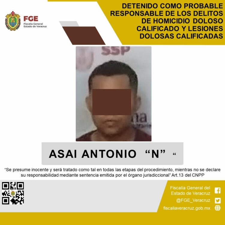 Asai Antonio N, presunto homicida de Yesenia Lara Gutiérrez