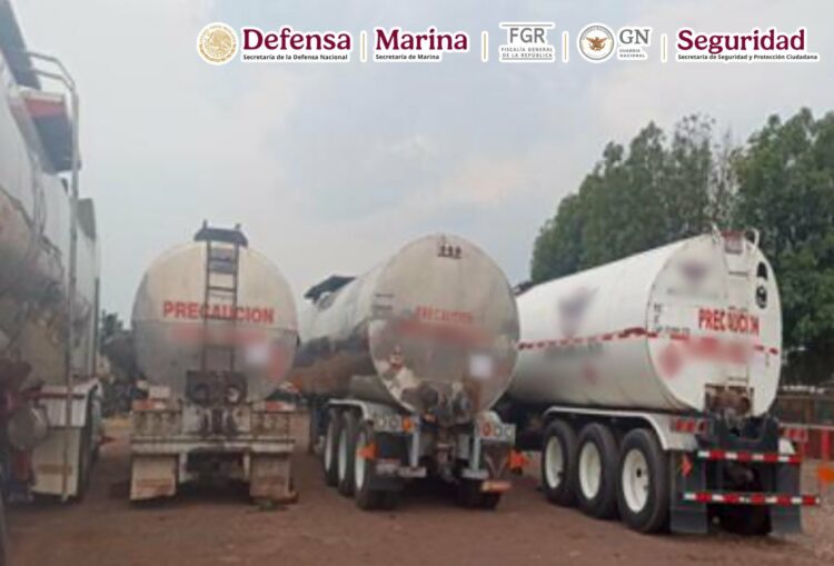 SSPC captura a 9 personas por huachicol | Foto: Cuenta de X de García Harfuch