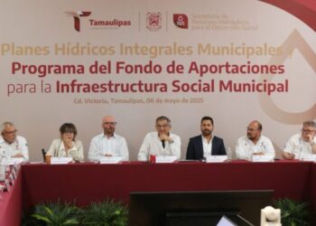 Impulsa Américo Villarreal proyectos municipales de infraestructura hídrica