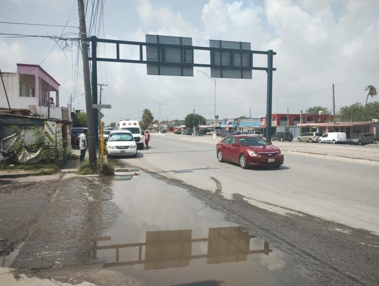 Reportan agresión armada contra autoridades en Matamoros. Foto de Facebook facebook.com/MomentosSublimesMat