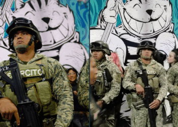 Ejército irrumpe en Foro Alicia | Foto: Fábrica de Periodismo