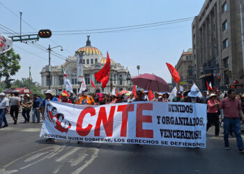 Protestas de CNTE en la CdMX | Foto: La verdad de Juárez