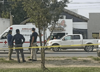Titular de Seguridad Pública se contradice sobre ataque armado contra policías en Ciudad Victoria. Foto de Facebook Enlace
