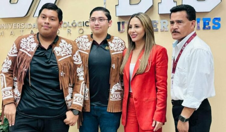 Destacan estudiantes de la UT Matamoros: ganan medalla de plata en Infomatrix 2025