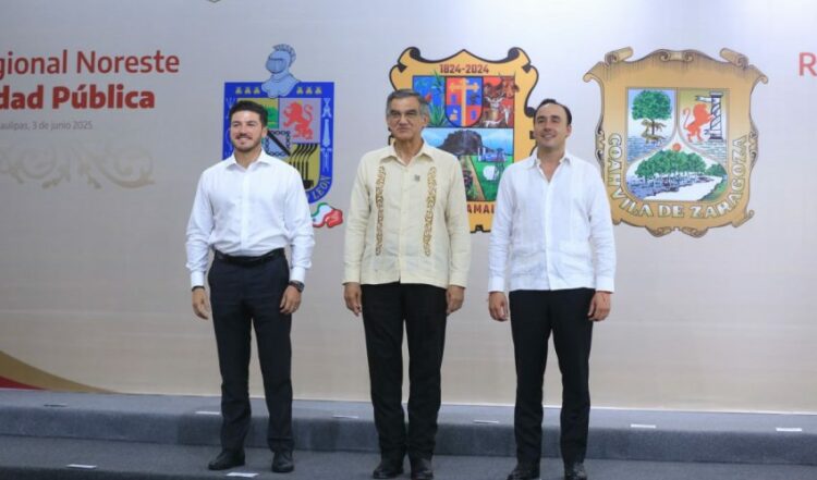 Acuerdan Tamaulipas, Nuevo León y Coahuila reforzar seguridad fronteriza e interestatal