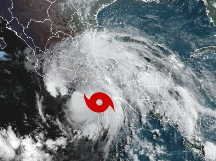 Huracán Erick, 19 de junio