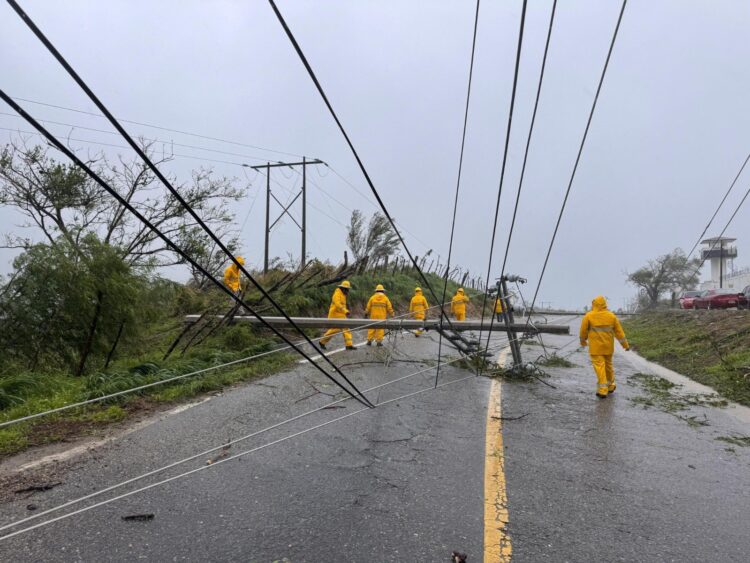 Huracán Erick | Fotografía: Comisión Federal de Electricidad