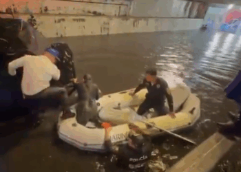 Lluvia torrencial en la Ciudad de México