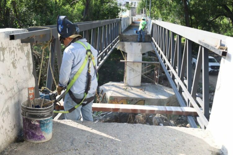 Rehabilitación del puente del 13 boulevard registra 40 por ciento de avance