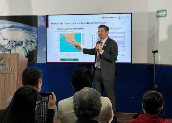 coordinador general del Servicio Meteorológico Nacional (SMN), Fabián Vázquez, sobre Erick