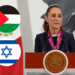 Claudia Sheinbaum, postura sobre Palestina e Israel