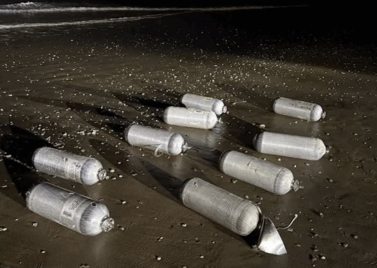 Tamaulipas denunciará hallazgo de restos de cohete lanzado por SpaceX. Foto de X